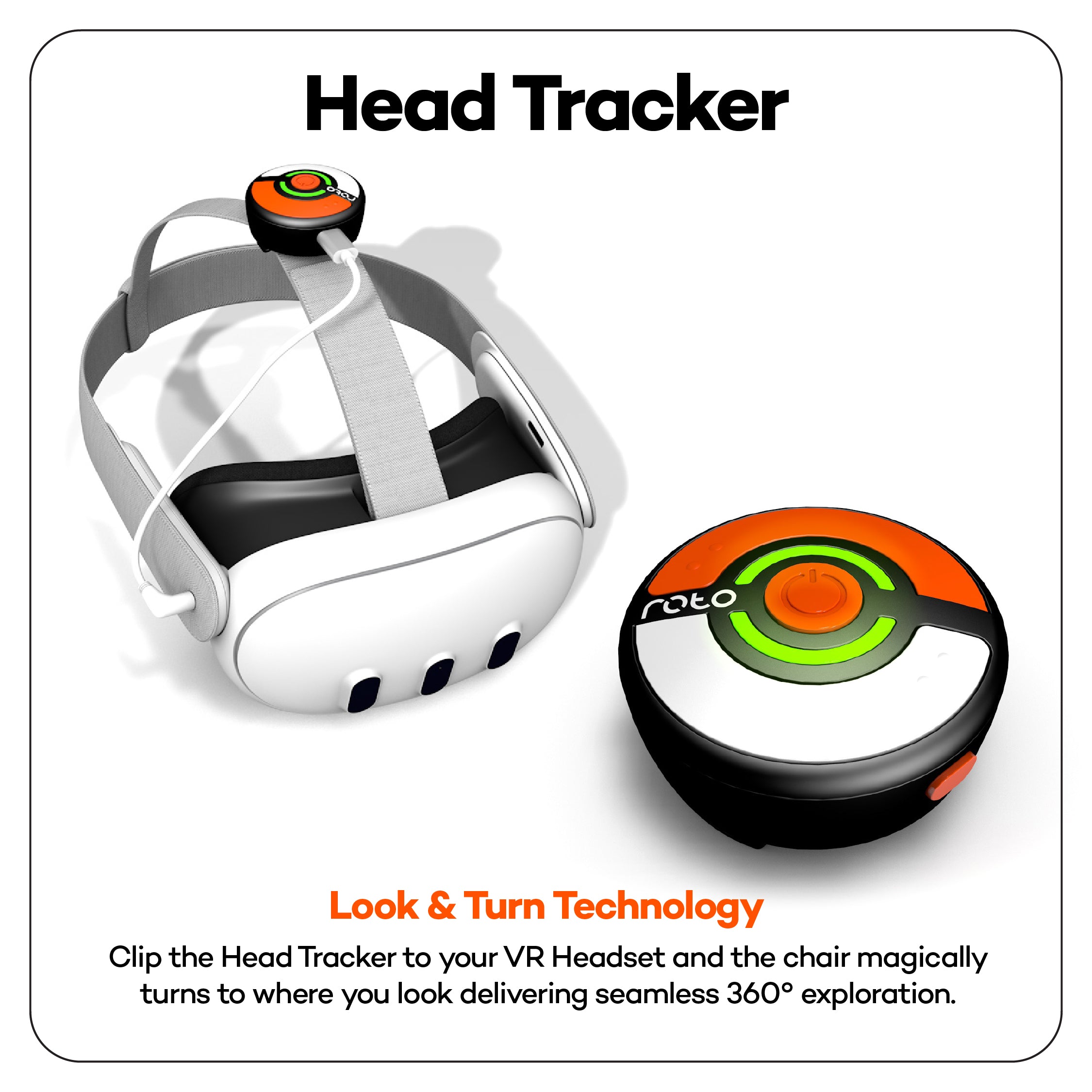 Roto VR Explorer – Premium 360° Motorised VR Gaming Chair