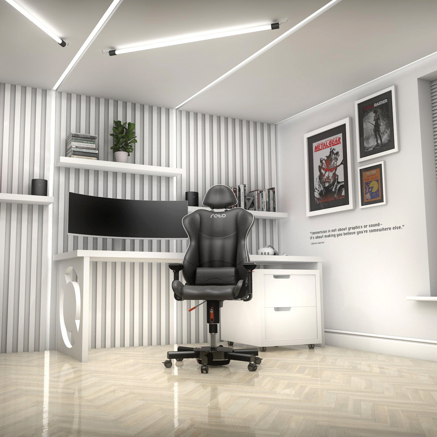 Roto VR Explorer - Gaming Chair to Office Chair