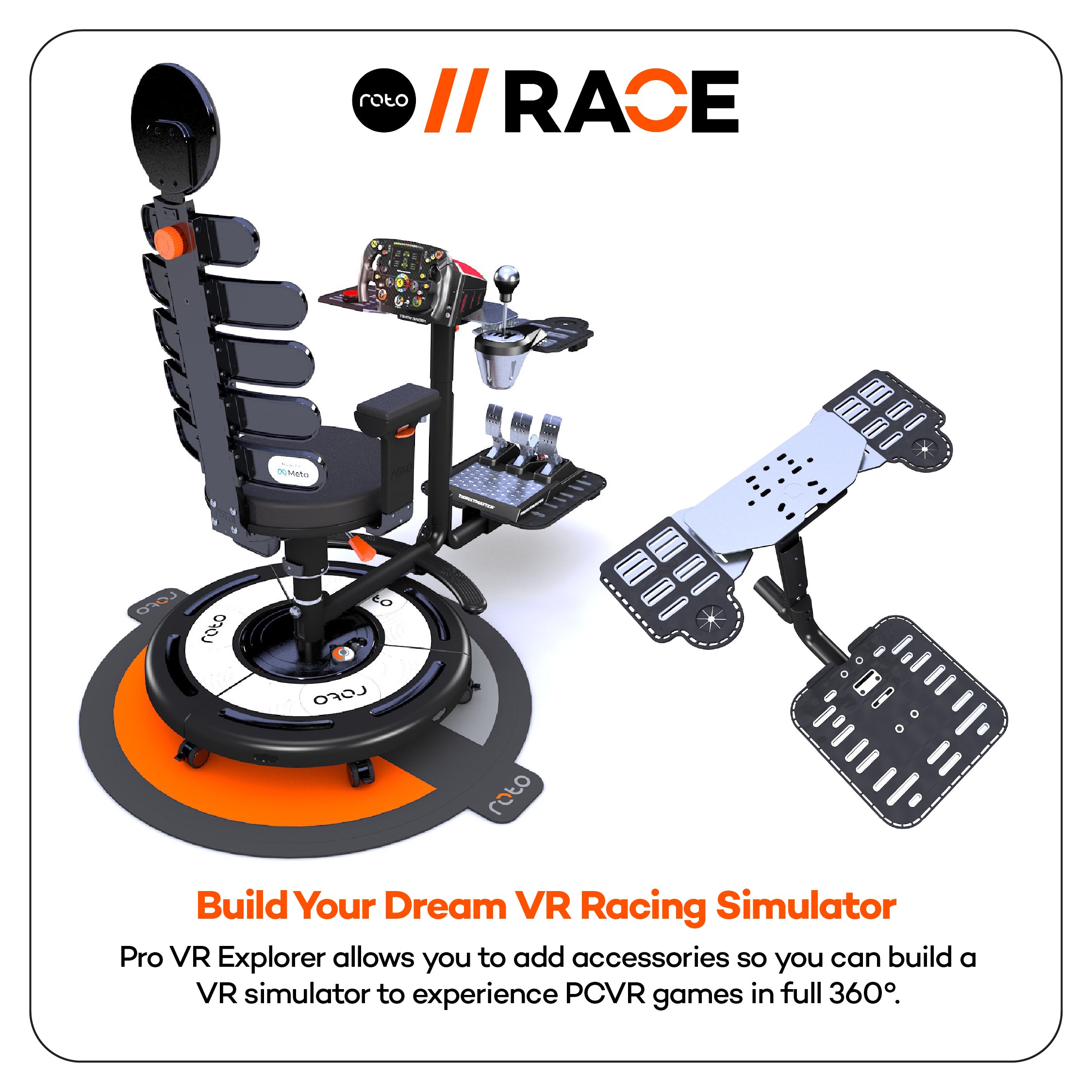 simulator wheel and pedals Pro Racing